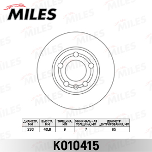 MILES K010415