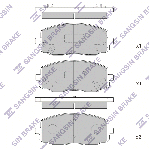 SANGSIN BRAKE SP1172