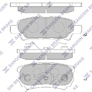 SANGSIN BRAKE SP2111