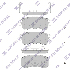 SANGSIN BRAKE SP2076