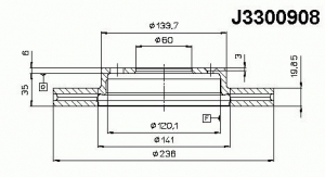 NIPPARTS J3300908