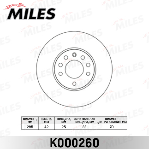 MILES K000260