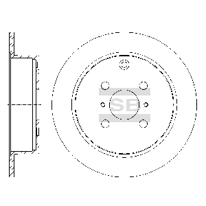SANGSIN BRAKE SD4073