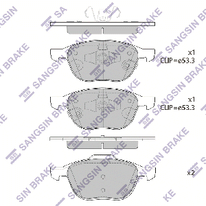 SANGSIN BRAKE SP1712