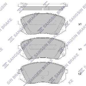 SANGSIN BRAKE SP1683