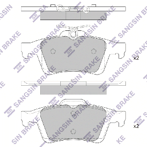 SANGSIN BRAKE SP2091