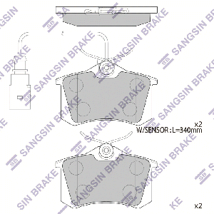SANGSIN BRAKE SP4107