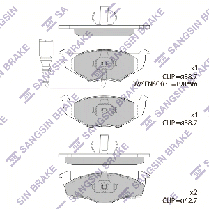 SANGSIN BRAKE SP1857A