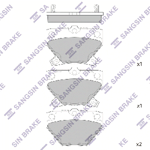 SANGSIN BRAKE SP2044