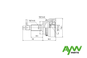 AYWIPARTS AW1510058A