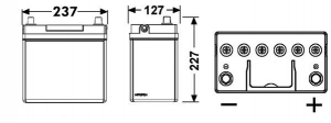 EXIDE EB454