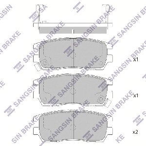 SANGSIN BRAKE SP1538