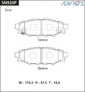 ADVICS SN920P