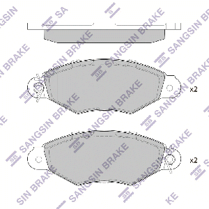SANGSIN BRAKE SP1891A