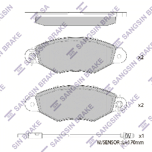 SANGSIN BRAKE SP1891