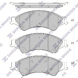 SANGSIN BRAKE SP1596
