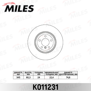 MILES K011231