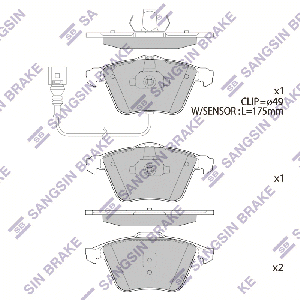 SANGSIN BRAKE SP2446