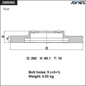 ADVICS D6R065B