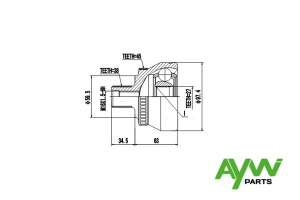 AYWIPARTS AW1510162A