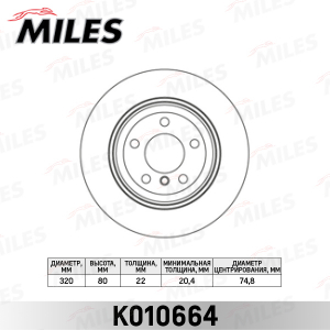 MILES K010664