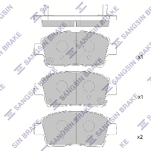 SANGSIN BRAKE SP1232
