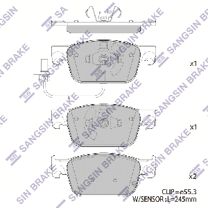 SANGSIN BRAKE SP4134