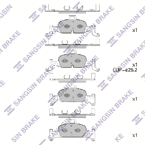 SANGSIN BRAKE SP4111
