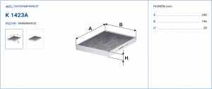 FILTRON K1423A