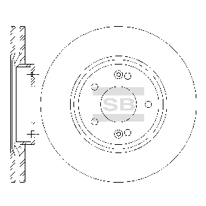 SANGSIN BRAKE SD1086