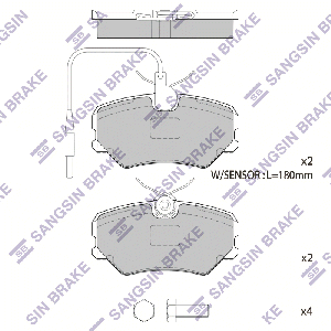 SANGSIN BRAKE SP1180