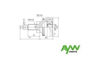 AYWIPARTS AW1510139A