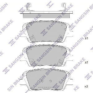 SANGSIN BRAKE SP1706