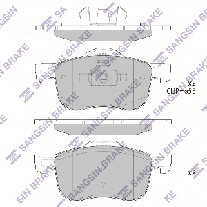 SANGSIN BRAKE SP2122