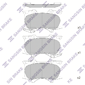 SANGSIN BRAKE SP2033