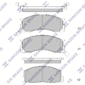 SANGSIN BRAKE SP2035