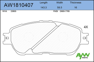 AYWIPARTS AW1810407