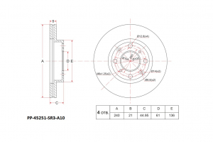 PANDAPARTS PP45251SR3A10