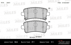 MILES E110311