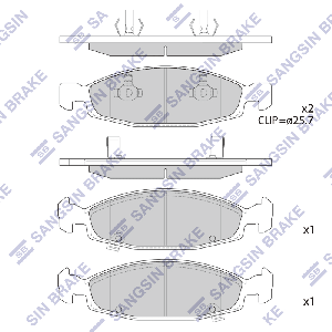 SANGSIN BRAKE SP4257