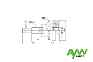 AYWIPARTS AW1510197A