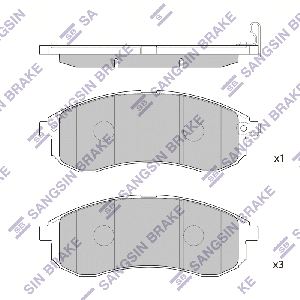 SANGSIN BRAKE SP1602