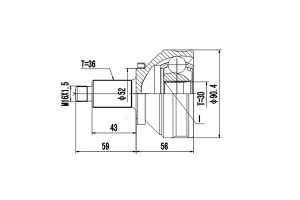 DYNAMATRIX DCV803024