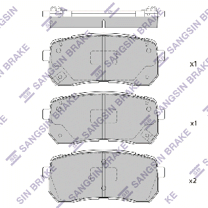 SANGSIN BRAKE SP1691