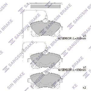 SANGSIN BRAKE SP4052