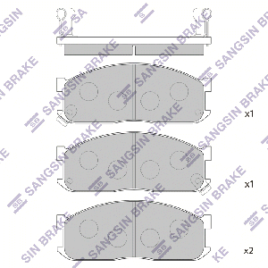 SANGSIN BRAKE SP1044