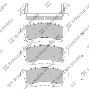 SANGSIN BRAKE SP1550