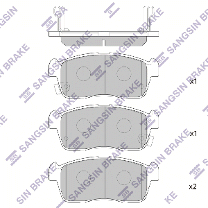 SANGSIN BRAKE SP1549