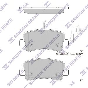 SANGSIN BRAKE SP1971