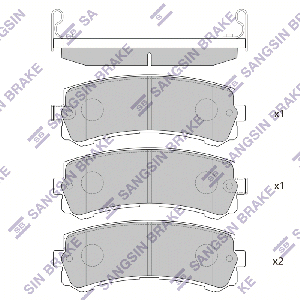 SANGSIN BRAKE SP4157